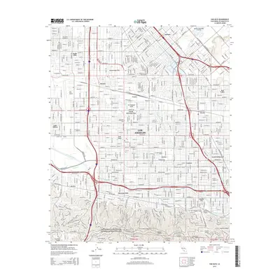 2015 Map of Van Nuys, 2015 Print