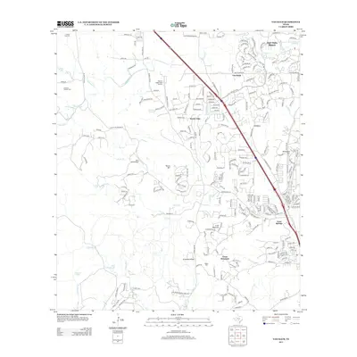 2013 Map of Van Raub, 2013 Print