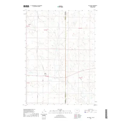 2017 Map of Van Tassell, 2017 Print