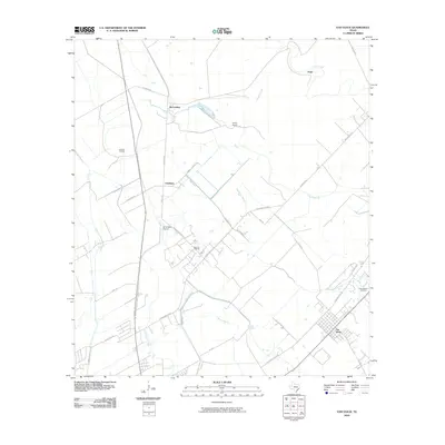 2010 Map of Van Vleck, 2010 Print