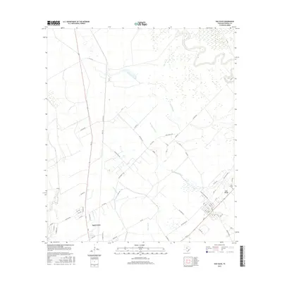 2016 Map of Van Vleck, 2016 Print