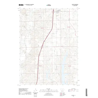2018 Map of Van Wert, 2018 Print