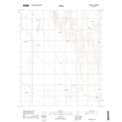 2020 Map of Van Winkle Lake, 2020 Print