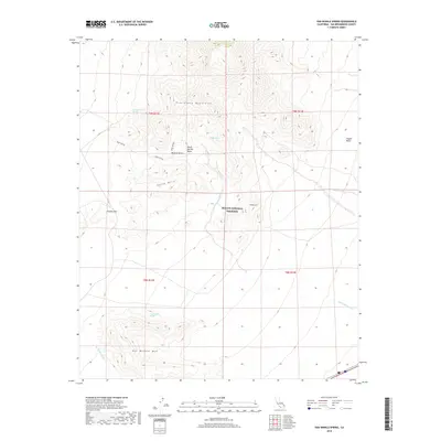 2018 Map of Van Winkle Spring, 2018 Print