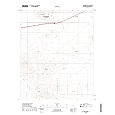 2018 Map of Van Winkle Wash, 2018 Print