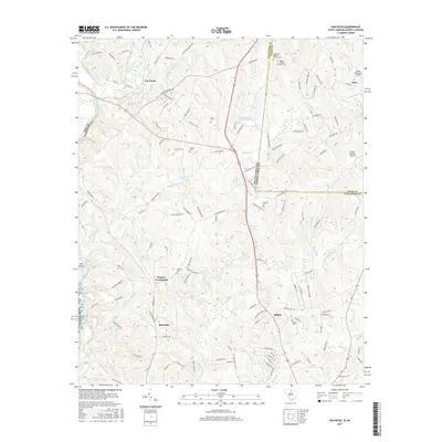 2017 Map of Van Wyck, 2017 Print