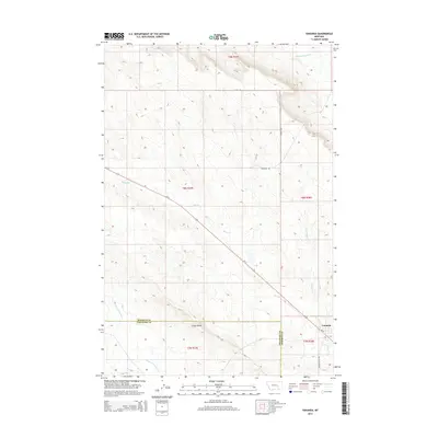 2014 Map of Vananda, 2014 Print