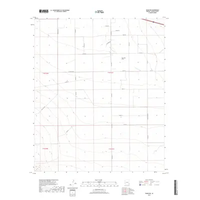 2018 Map of Vanar NW, 2018 Print