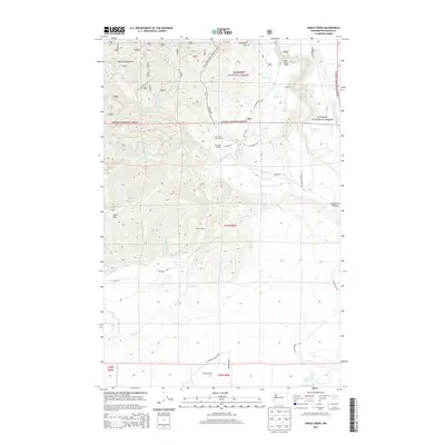 2014 Map of Vance Creek, 2014 Print
