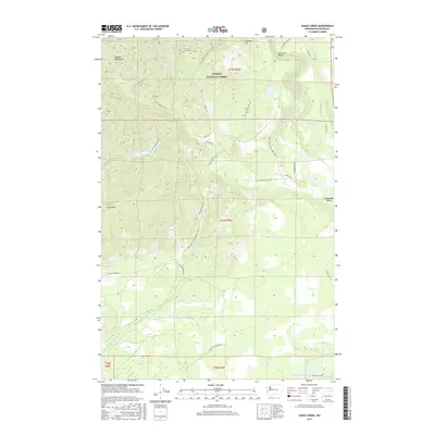 2017 Map of Vance Creek, 2017 Print