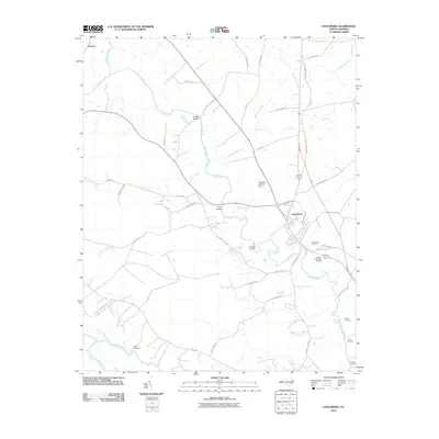 2010 Map of Vanceboro, 2010 Print
