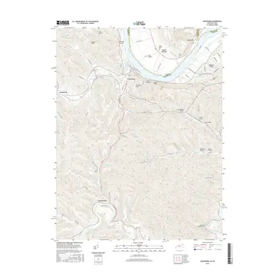 2016 Map of Vanceburg, 2016 Print