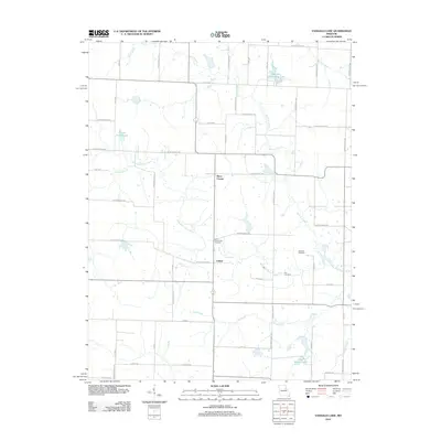 2012 Map of Vandalia Lake, 2012 Print