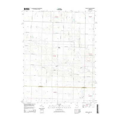 2014 Map of Vandalia Lake, 2014 Print