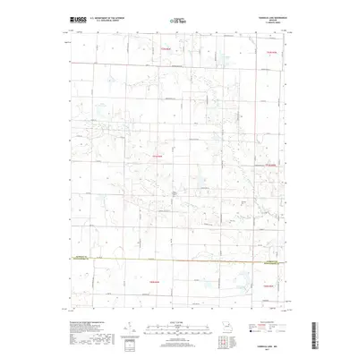 2017 Map of Vandalia Lake, 2017 Print