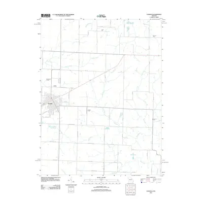 2012 Map of Vandalia, 2012 Print