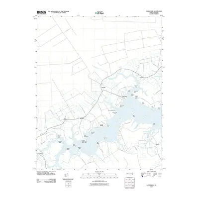 2010 Map of Vandemere, 2010 Print