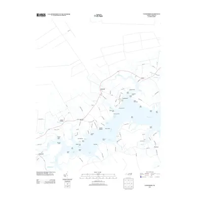 2013 Map of Vandemere, 2013 Print