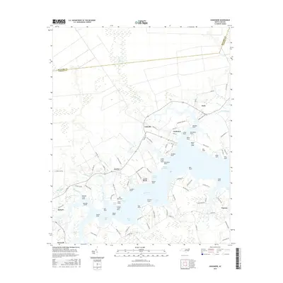 2016 Map of Vandemere, 2016 Print