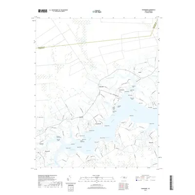 2019 Map of Vandemere, 2019 Print