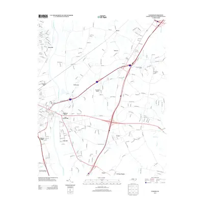 2013 Map of Vander, 2013 Print