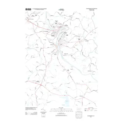 2013 Map of Vandergrift, 2013 Print