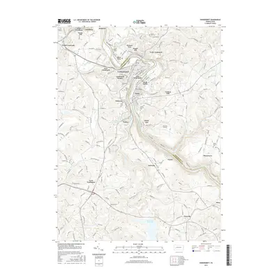 2016 Map of Vandergrift, 2016 Print