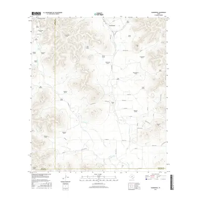 2016 Map of Vanderpool, 2016 Print