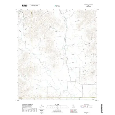 2019 Map of Vanderpool, 2019 Print