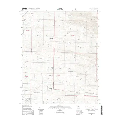 2014 Map of Vandervoort, 2014 Print