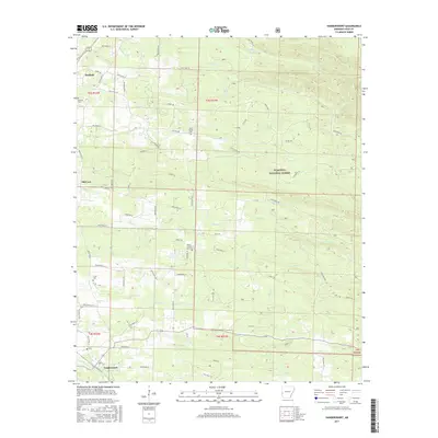 2017 Map of Vandervoort, 2017 Print