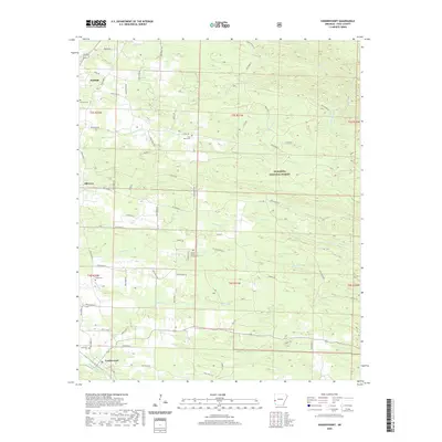 2020 Map of Vandervoort, 2020 Print