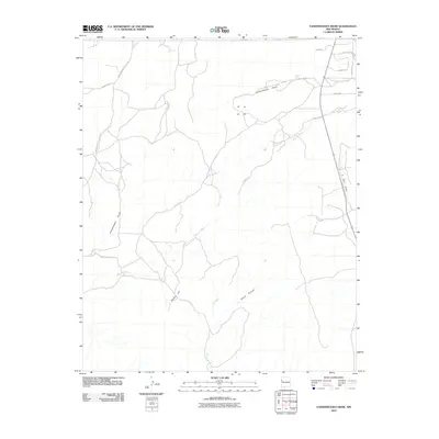 2010 Map of Vanderwagen Draw, 2010 Print