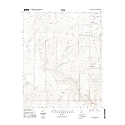 2017 Map of Vanderwagen Draw, 2017 Print