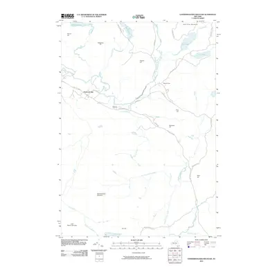 2010 Map of Vanderwhacker Mountain, 2010 Print