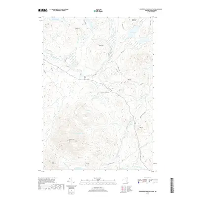 2019 Map of Vanderwhacker Mountain, 2019 Print