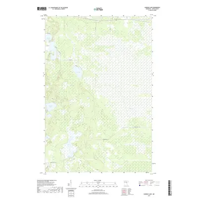 2019 Map of Vanduse Lake, 2019 Print