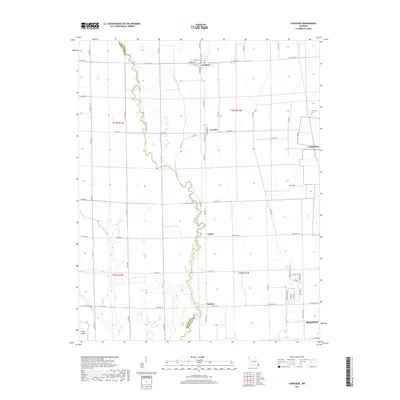 2017 Map of Vanduser, 2017 Print