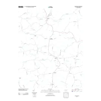 2013 Map of Vanleer, 2013 Print