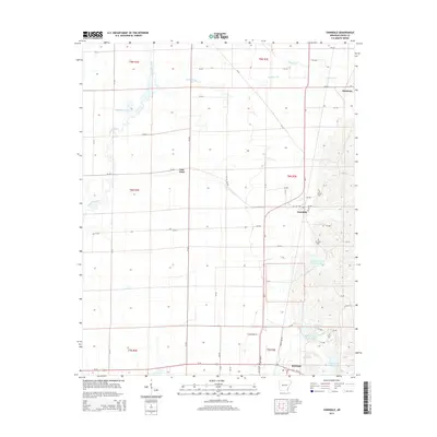 2014 Map of Vanndale, 2014 Print