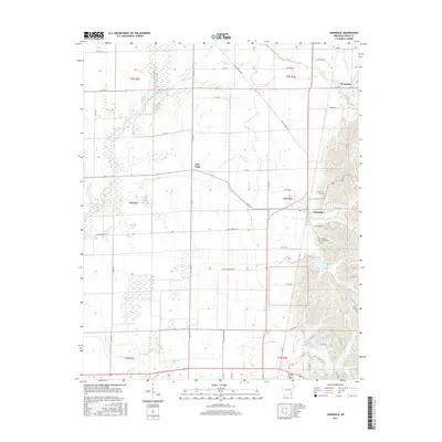 2017 Map of Vanndale, 2017 Print