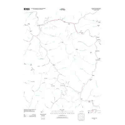 2013 Map of Vansant, 2013 Print