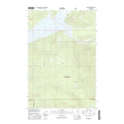 2017 Map of Vanson Peak, 2017 Print