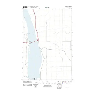 2011 Map of Vantage, 2011 Print