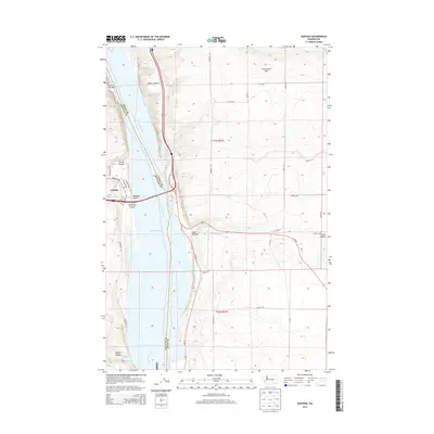 2013 Map of Vantage, 2013 Print