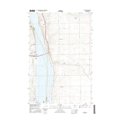 2017 Map of Vantage, 2017 Print