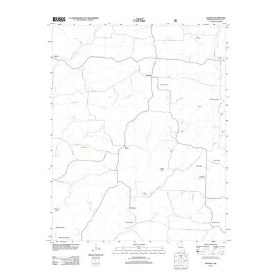 2012 Map of Vanzant, 2012 Print