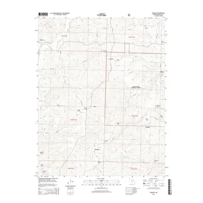2015 Map of Vanzant, 2015 Print