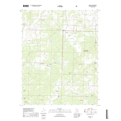 2017 Map of Vanzant, 2017 Print