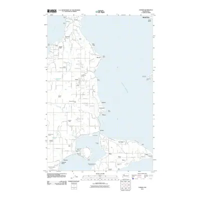 2011 Map of Vashon, 2011 Print